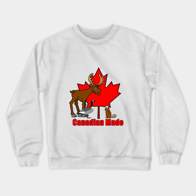 Canadian Made Crewneck Sweatshirt by imphavok